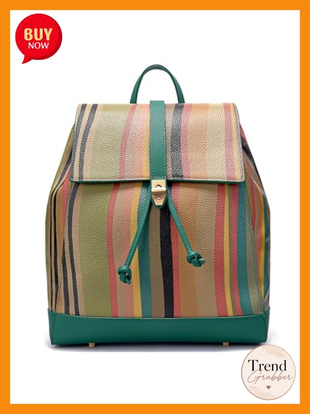 Genuine Leather Backpack for Women Travel Laptop Daypack
